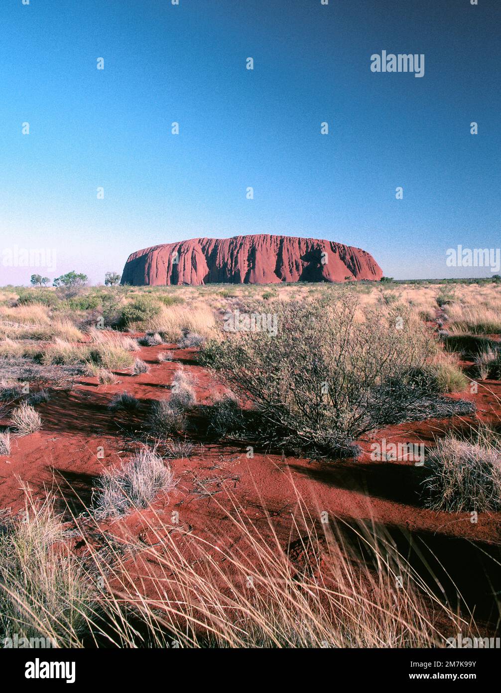 Australien. Northern Territory. Uluru (Ayers Rock). Stockfoto