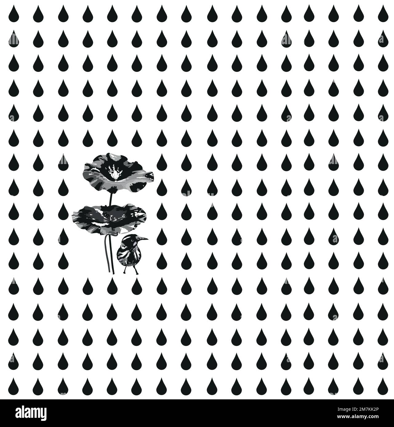 Modernes, nahtloses geometrisches Muster. Digital gezeichnete Darstellung. Kann als Textilstoff oder Tapete, Karten, Einladungen, dekoratives Papier verwendet werden Stock Vektor