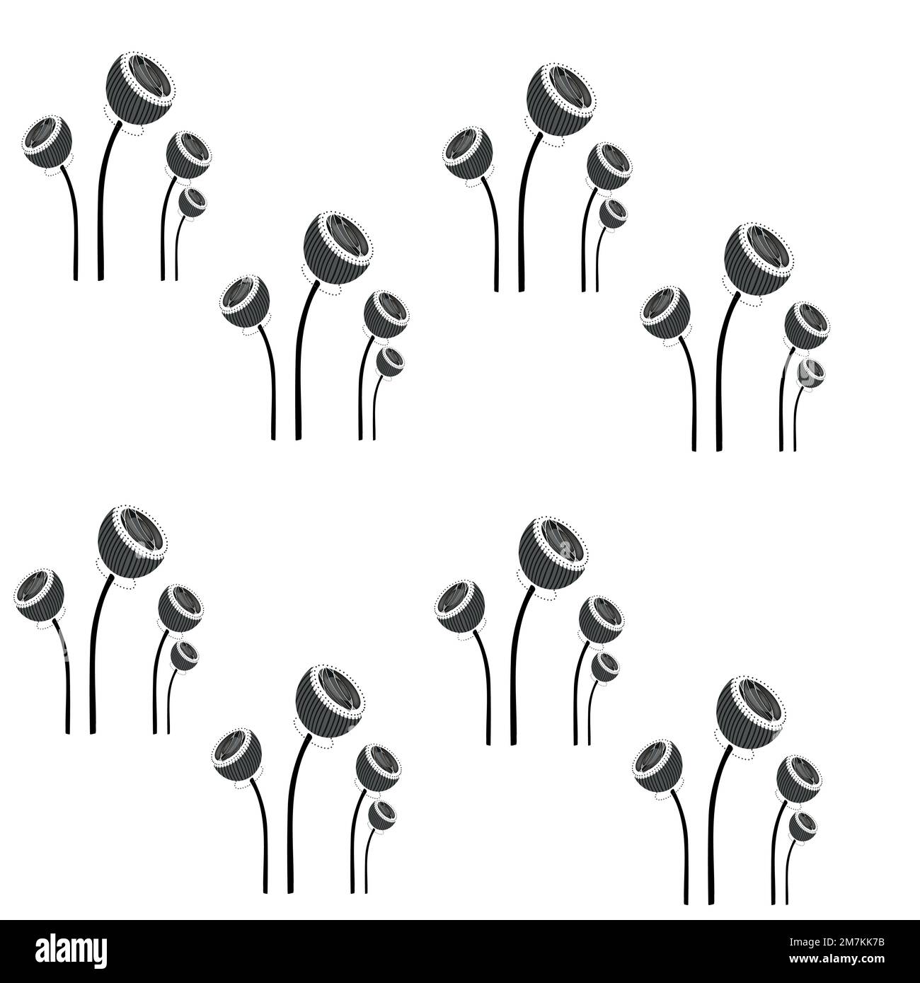 Modernes, nahtloses geometrisches Muster. Digital gezeichnete Darstellung. Kann als Textilstoff oder Tapete, Karten, Einladungen, dekoratives Papier verwendet werden Stock Vektor