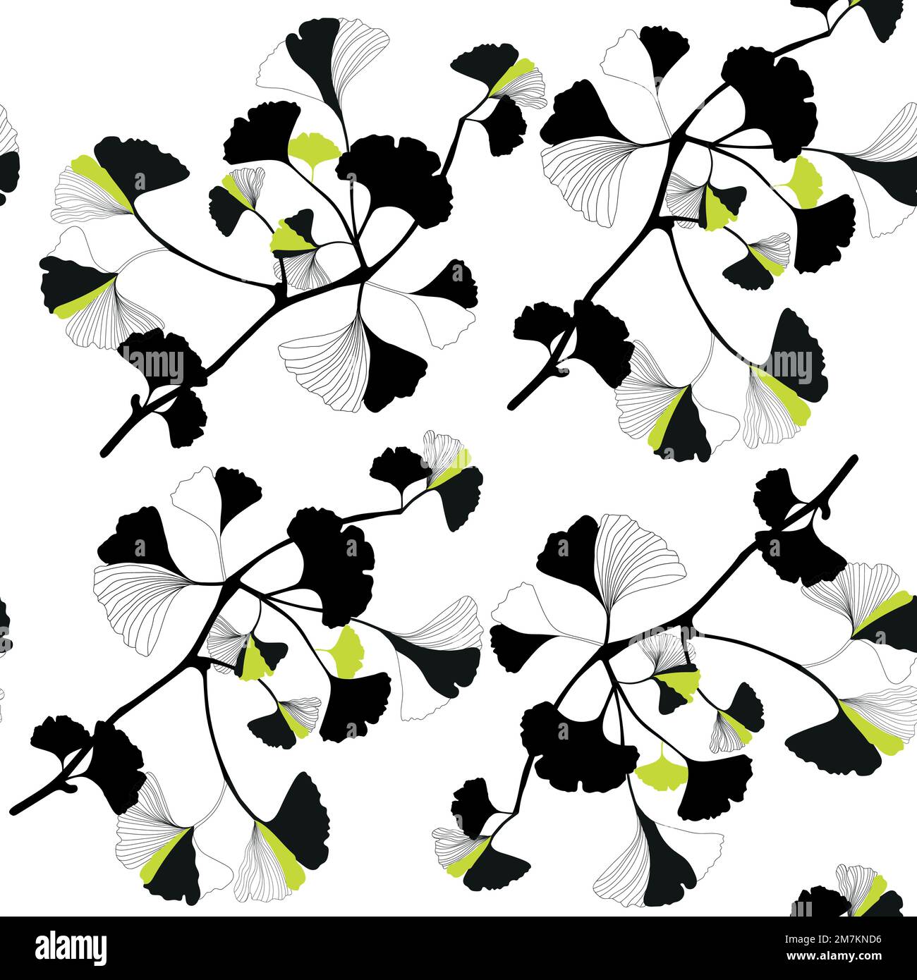 Modernes, nahtloses Blumenmuster. Digital gezeichnete Darstellung. Kann als Textilstoff oder Tapete, Karten, Einladungen, dekoratives Papier verwendet werden Stock Vektor