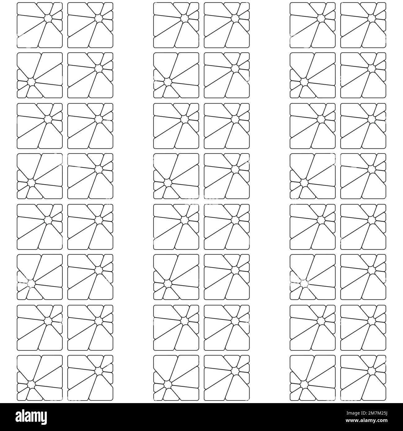 Modernes, nahtloses geometrisches Muster. Digital gezeichnete Darstellung. Kann als Textilstoff oder Tapete, Karten, Einladungen, dekoratives Papier verwendet werden Stock Vektor