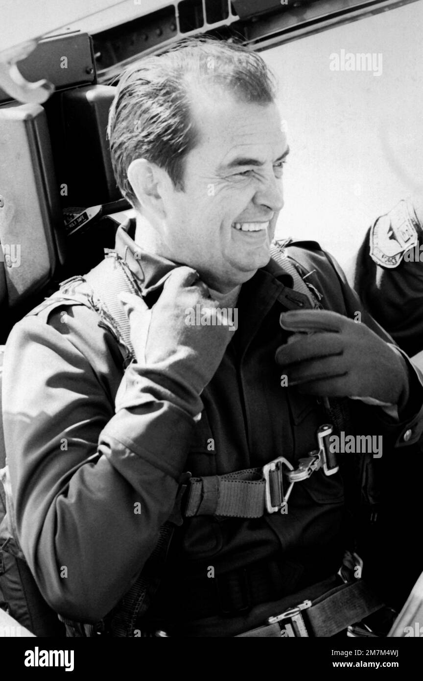 GENERAL David C. Jones steht auf der Fluglinie. Basis: Luftwaffenstützpunkt Andrews Bundesstaat: Maryland (MD) Land: Vereinigte Staaten von Amerika (USA) Stockfoto