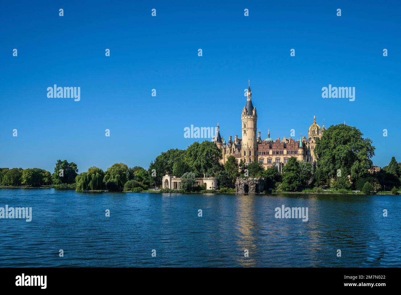 Schloss Schwerin, Landesparlament, Mecklenburg-Vorpommern, Deutschland Stockfoto