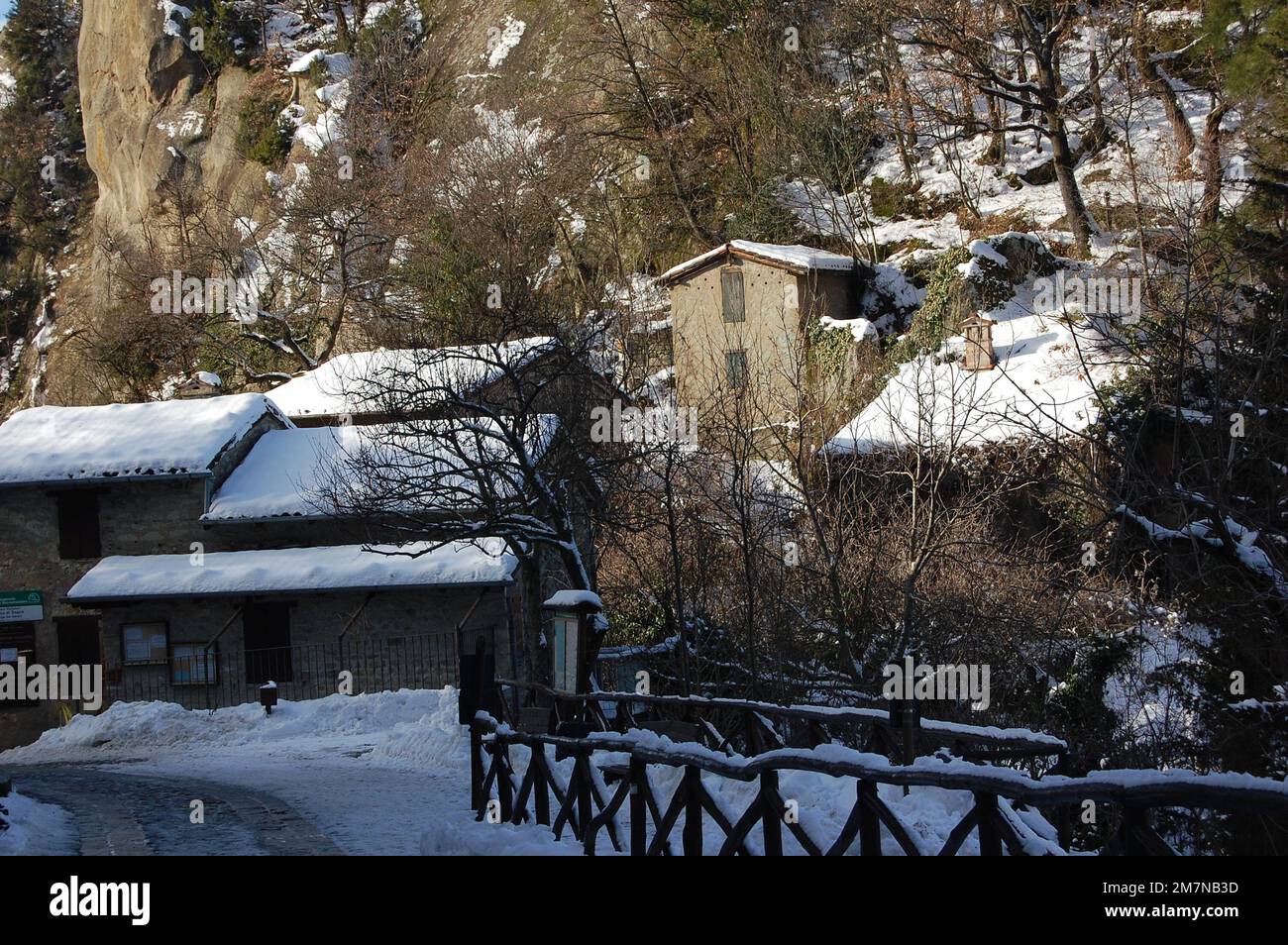 Sassi di Roccamaltina - Sassi von Roccamalatina Stockfoto
