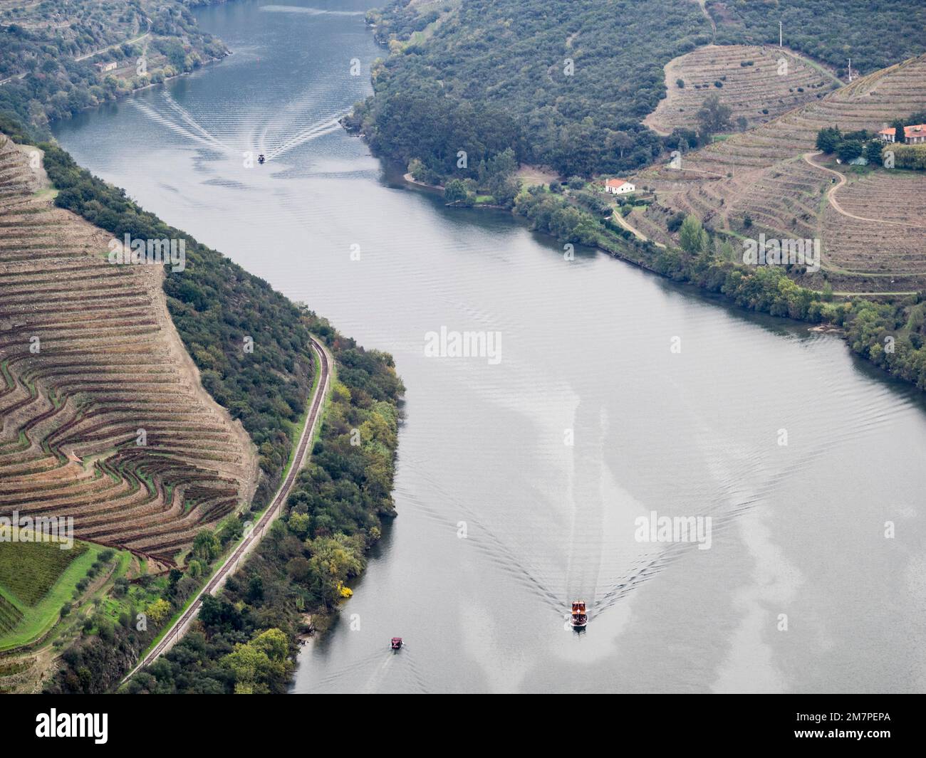 Blick auf den Duoro, Portugal, Europa Stockfoto