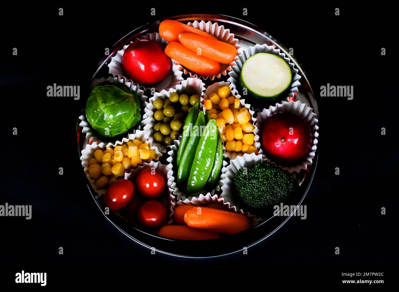 Gemüse Geschenk-Paket Stockfoto