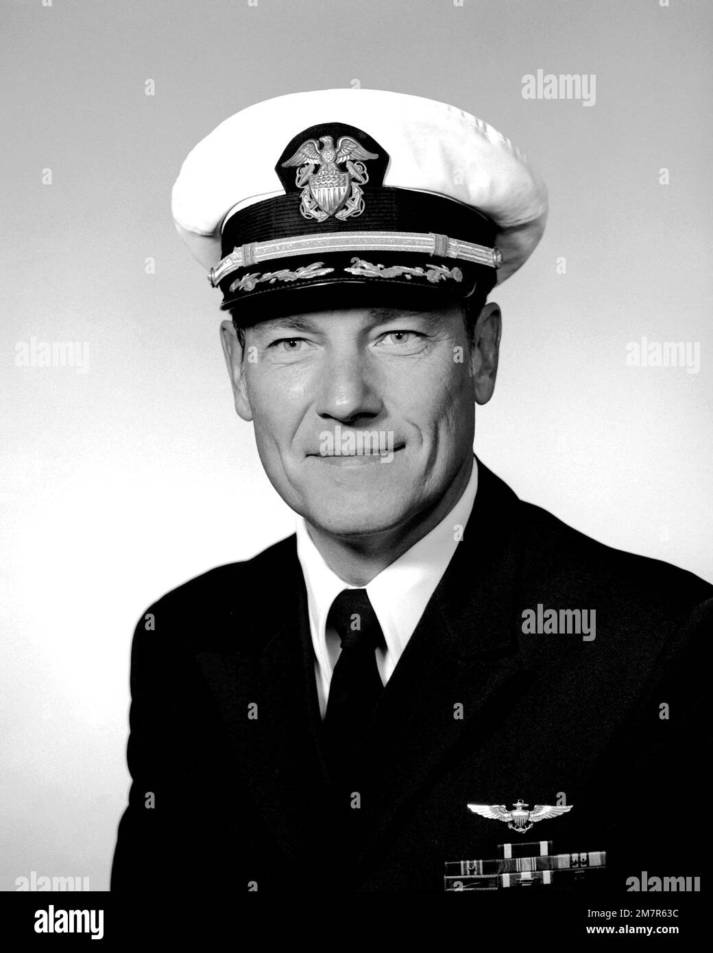 KAPITÄN Henry D. Svoboda, USN (abgedeckt). Land: Unbekannt Stockfoto