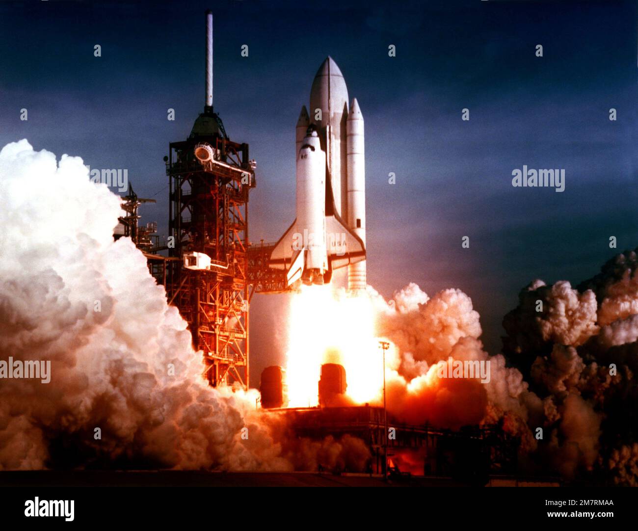 DF-ST-82-10644. Basis: Kennedy Space Center Bundesstaat: Florida (FL) Land: Vereinigte Staaten von Amerika (USA) Stockfoto