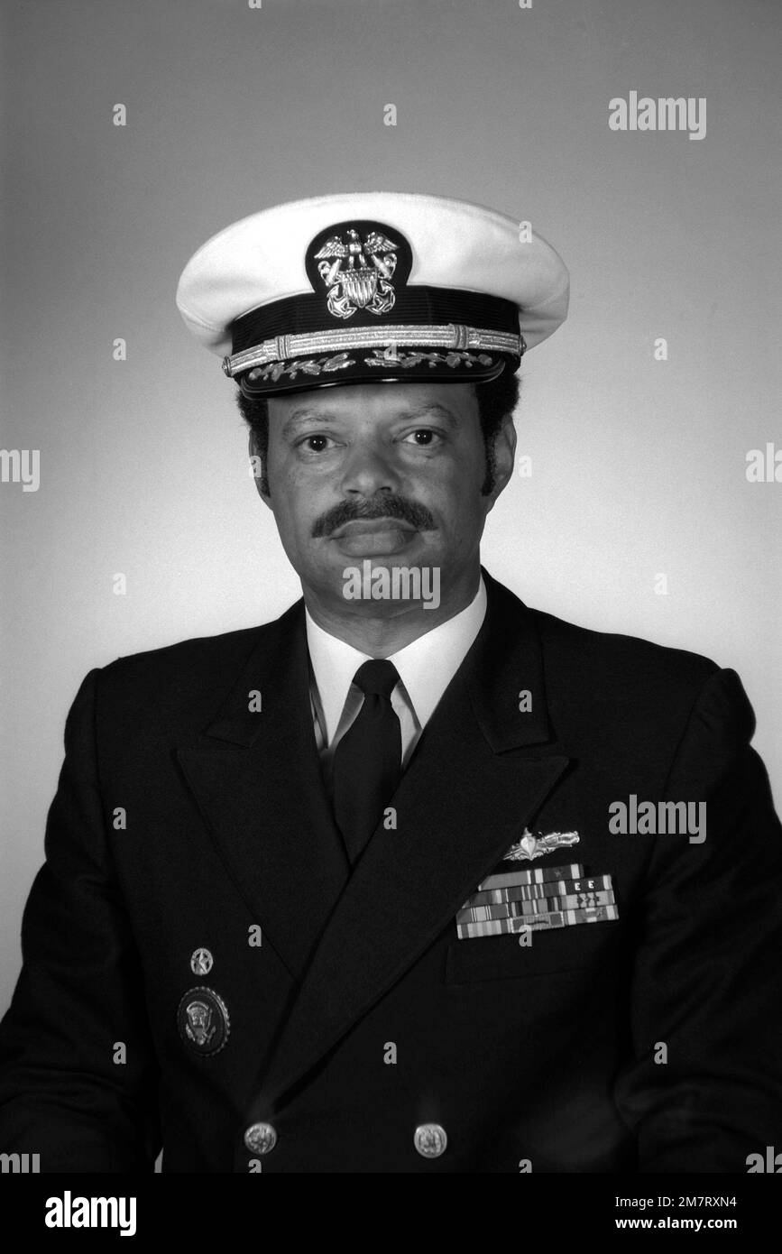CDR Joseph P. Reason, USN (gedeckt). Land: Unbekannt Stockfoto