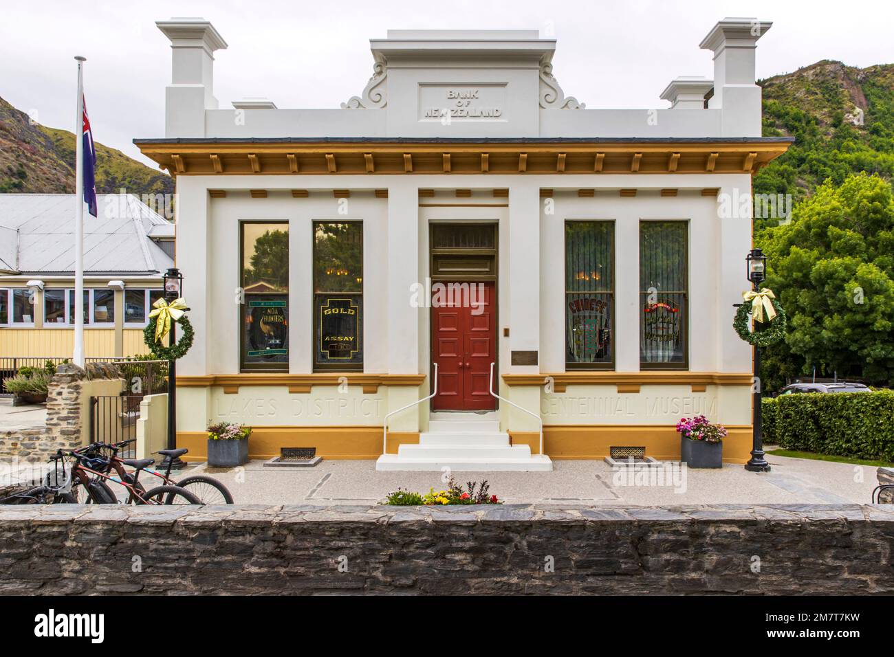 Lakes District Museum, ehemalige Bank, Arrowtown, Neuseeland, Dienstag, 27. Dezember 2022. Stockfoto