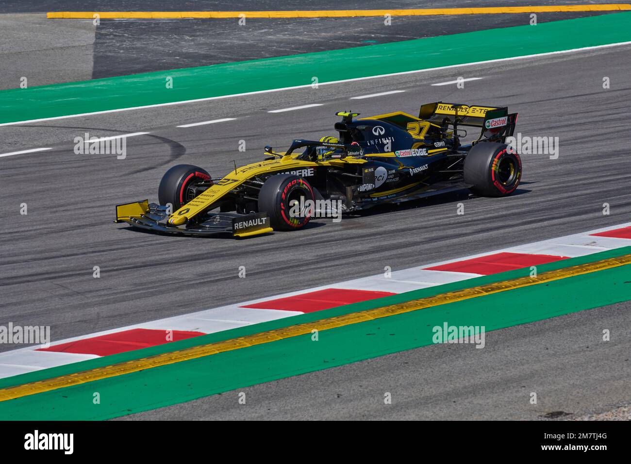 10.05.2019. Barcelona, ​​Spain, Nico Hulkenberg, auf dem Weg zum Renault F1 auf dem spanischen GP 2019 auf dem Circuit de Catalunya Stockfoto