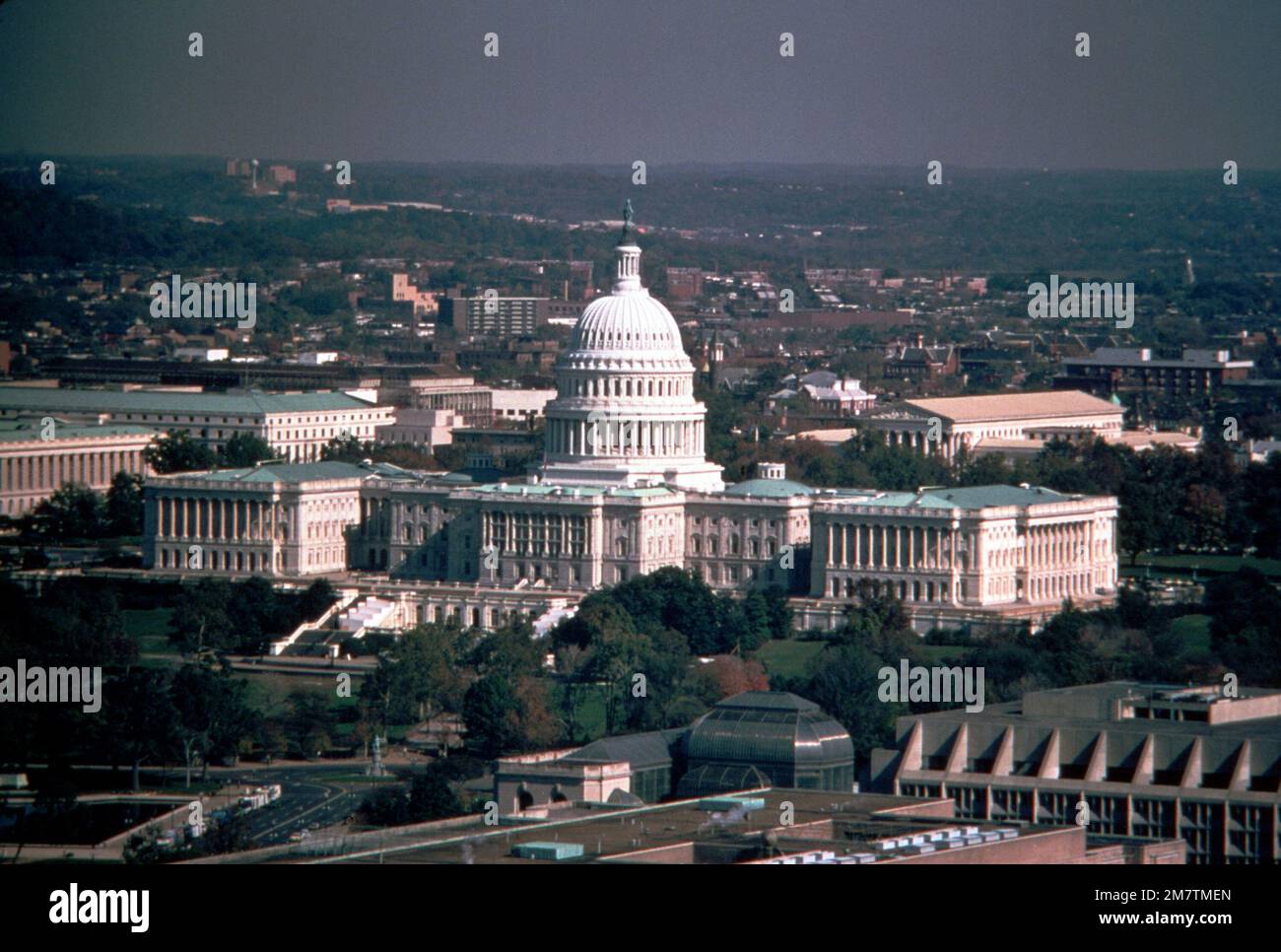 Das Kapitol der Vereinigten Staaten aus der Vogelperspektive. Basis: Washington State: District of Columbia (DC) Land: Vereinigte Staaten von Amerika (USA) Stockfoto