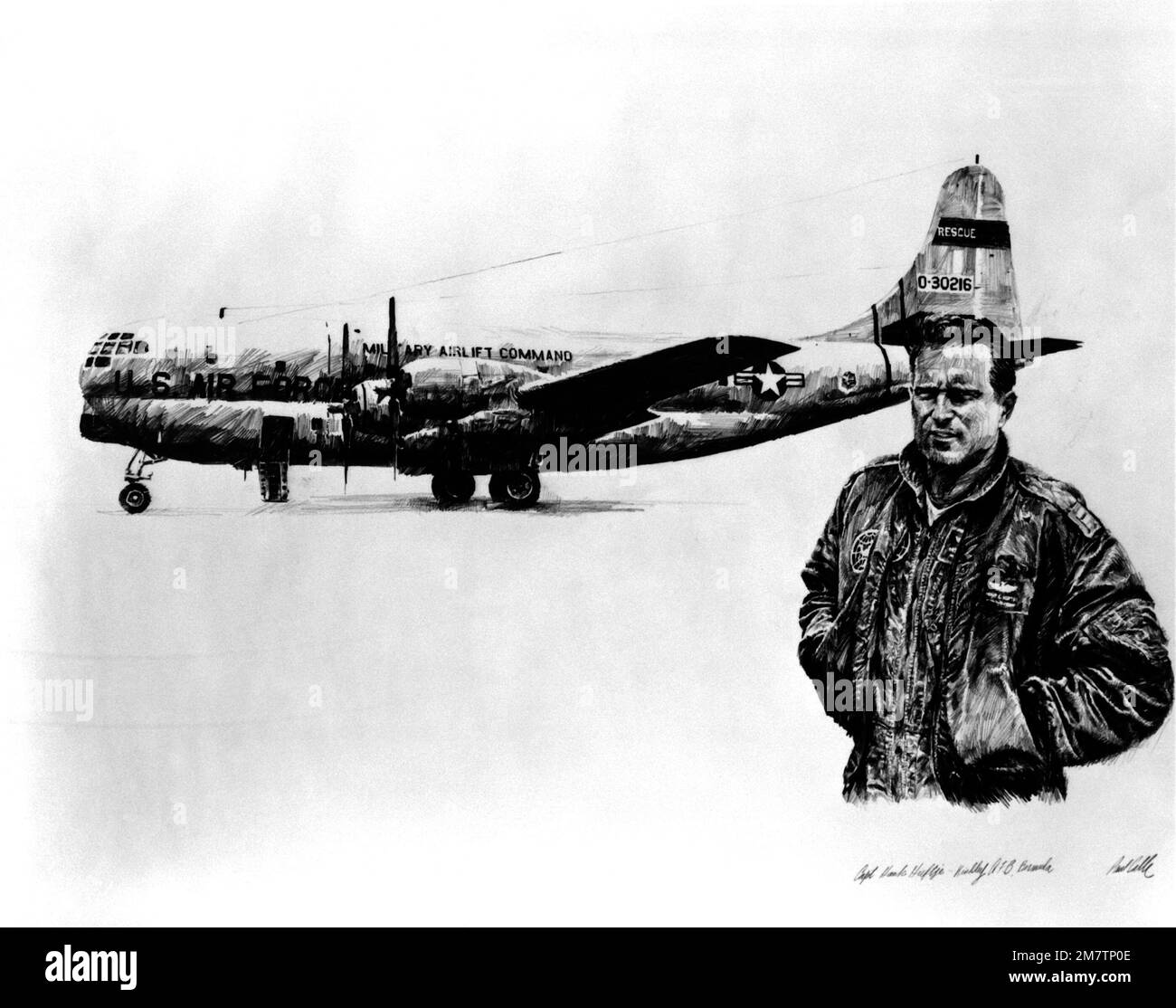 Bildmaterial: 'CAPTAIN. Paul Calle. Land: Unbekannt Stockfoto