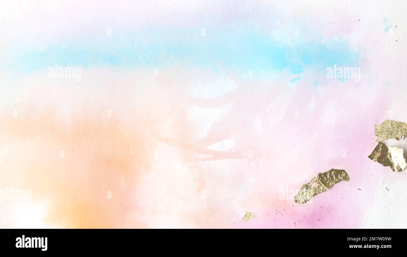 Bunte abstrakte Aquarell Malerei Hintergrund Vektor Stock Vektor