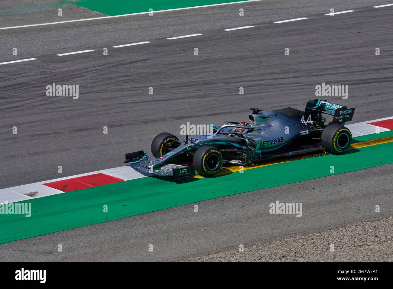 10.05.2019. Barcelona, ​​Spain, Lewis Hamilton auf dem Spanischen GP 2019 für Mercedes Stockfoto