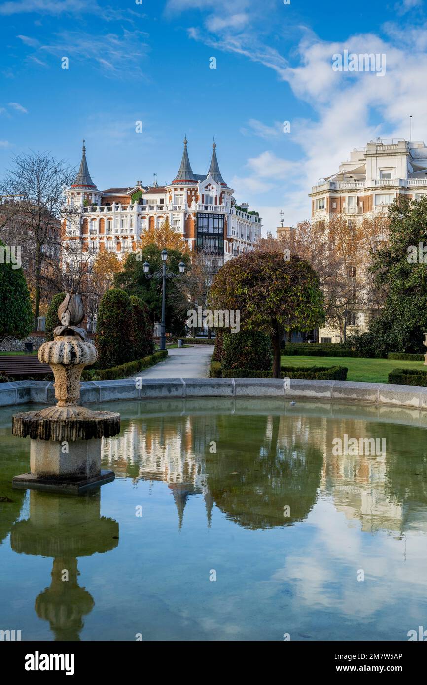 Buen Retiro Park (Parque del Buen Retiro), Madrid, Spanien Stockfoto