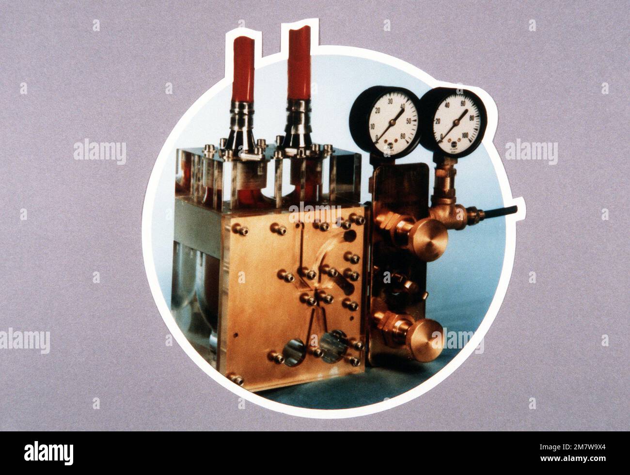 Eine Ansicht einer Herzpumpe, die von Harry Diamond Laboratories entwickelt wurde. Basis: Adelphi Bundesstaat: Maryland (MD) Land: Vereinigte Staaten von Amerika (USA) Stockfoto