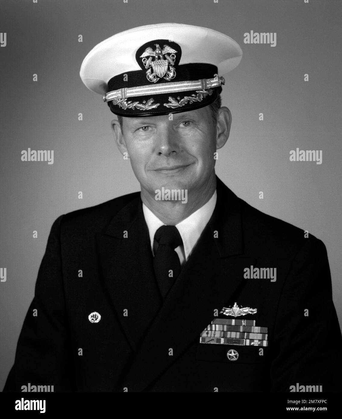 CAPTAIN Richard C. Hahn, USNR (abgedeckt). Land: Unbekannt Stockfoto