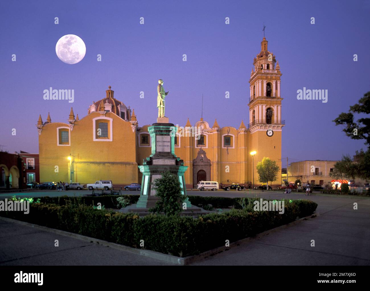 Mexiko, Puebla, San Andrés Cholula, Parroquia San Pedro in Zocalo, Stockfoto