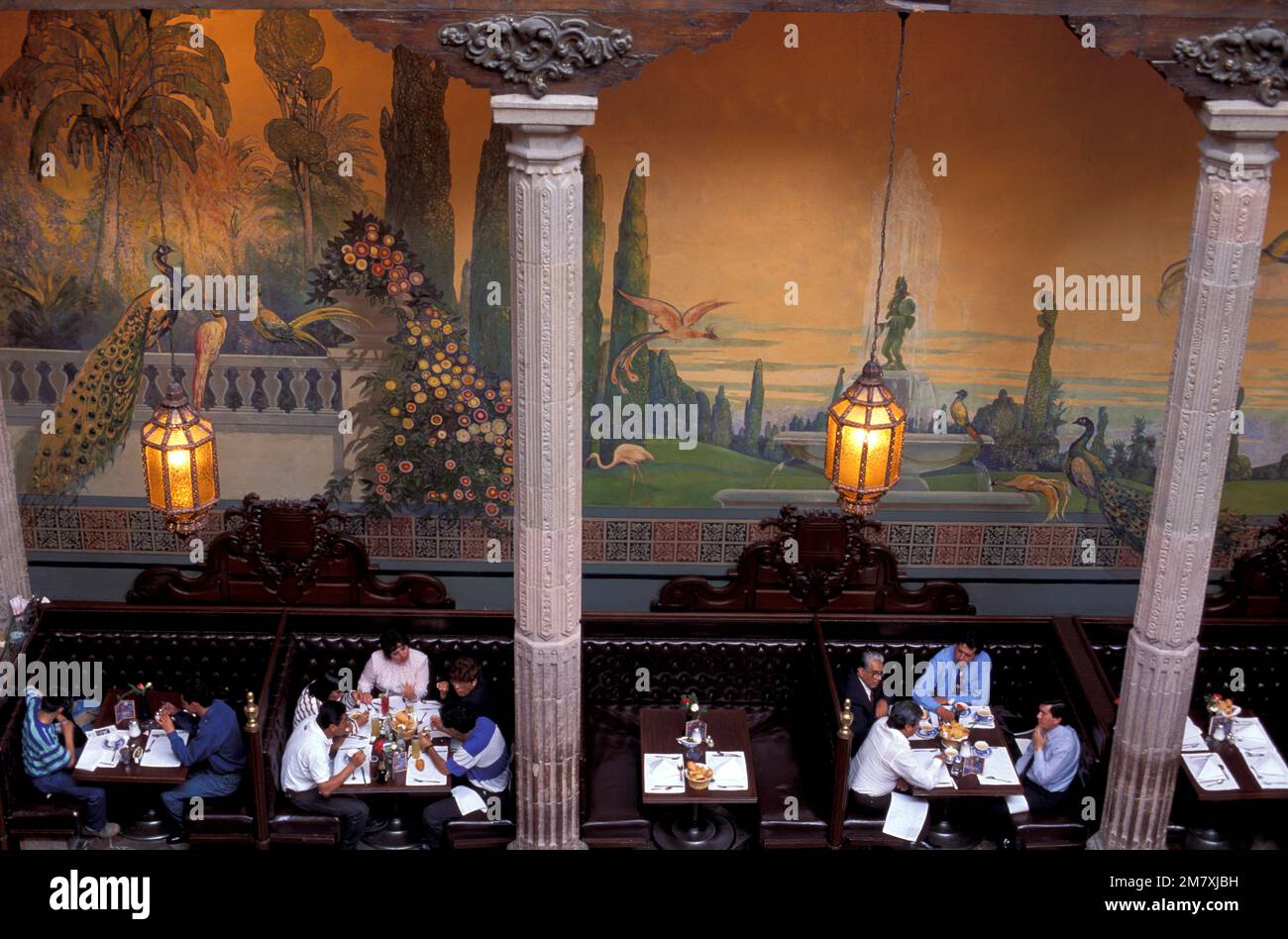 Mexiko, DF, Casa de AzulejosRestaurant Sanborns Stockfoto