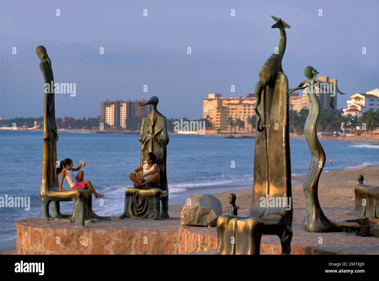 Mexiko, Jalisco, Pazifikküste, Puerto Vallarta, Malecon Stockfoto