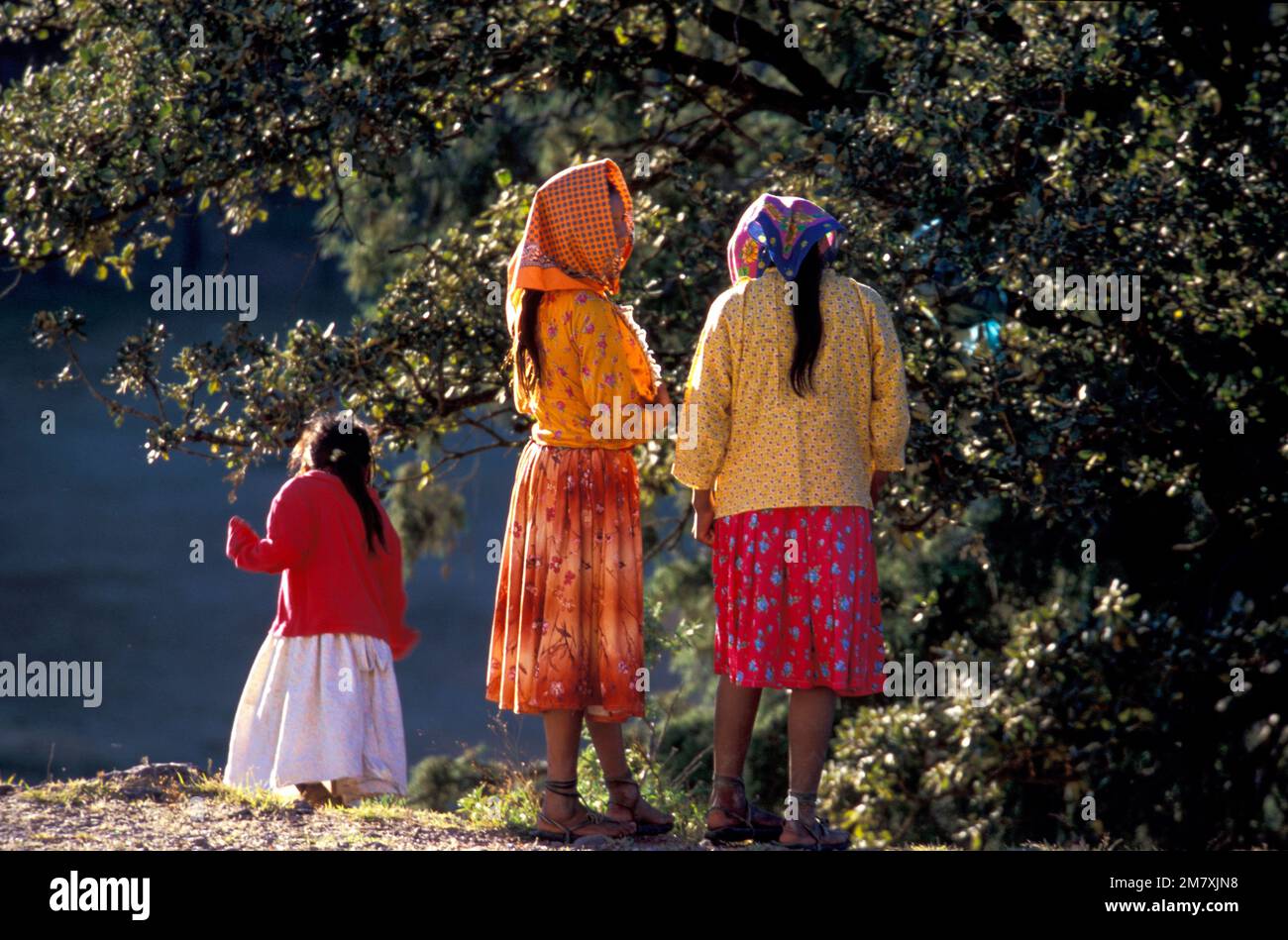 Tarahumara Indians, Barranca del Cobre, Sierra Madre Occidental, Estado de Chihuahua, Mexiko Stockfoto