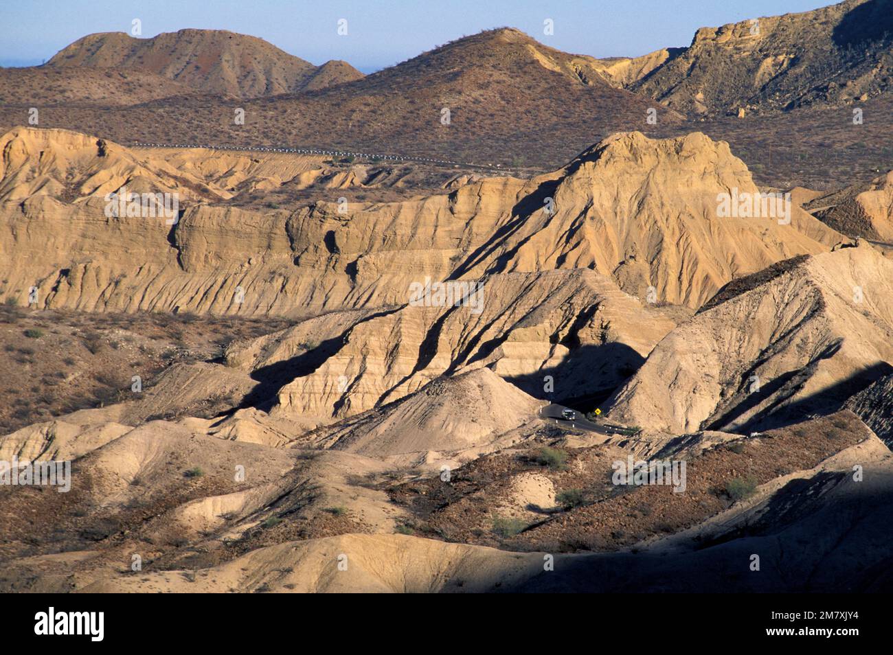 Mexiko, Baja California, Santa Rosalia, Highway 1, Stockfoto