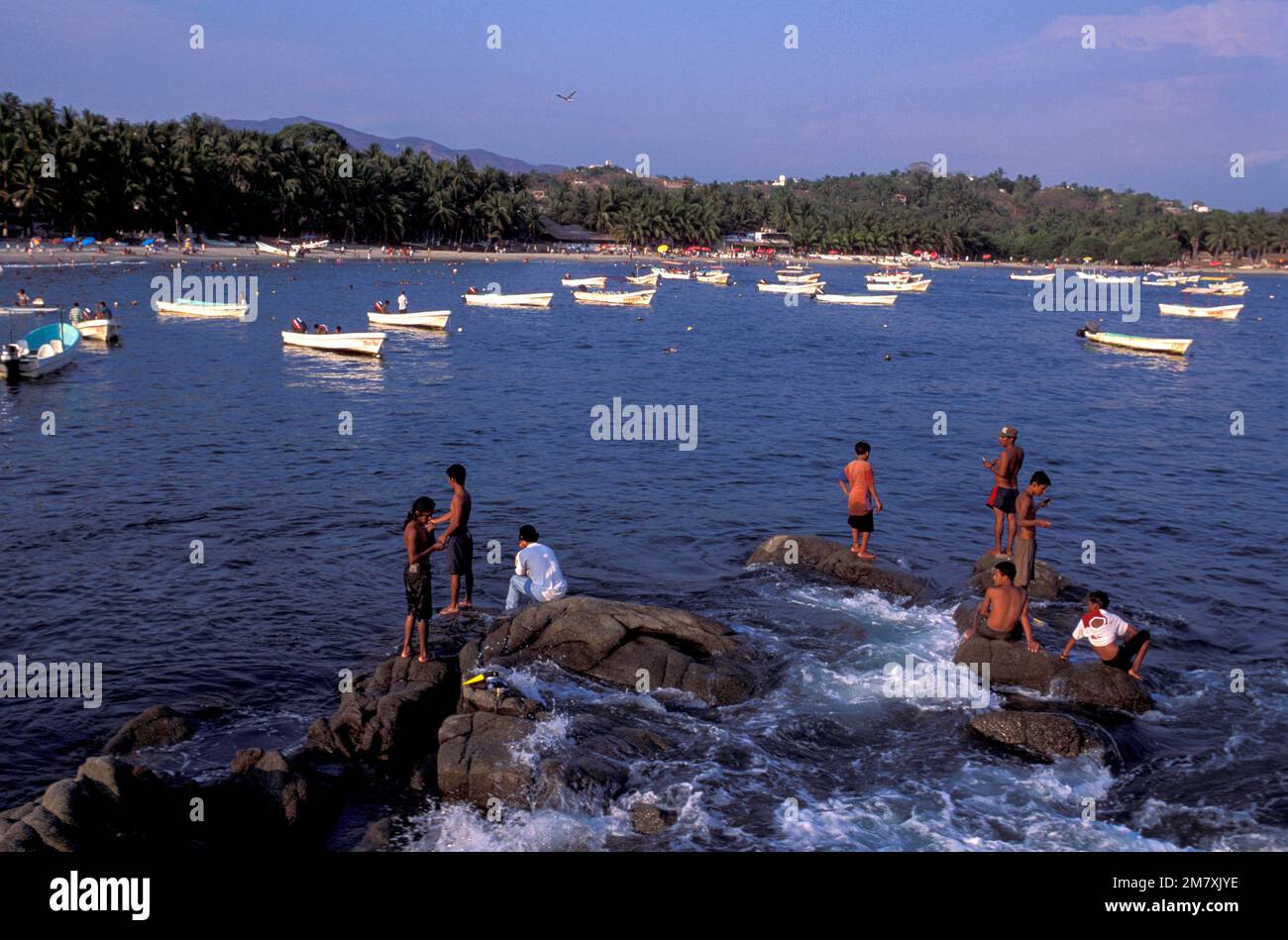 Mexiko, Oaxaca, Pazifikküste, Puerto Escondido, Stockfoto