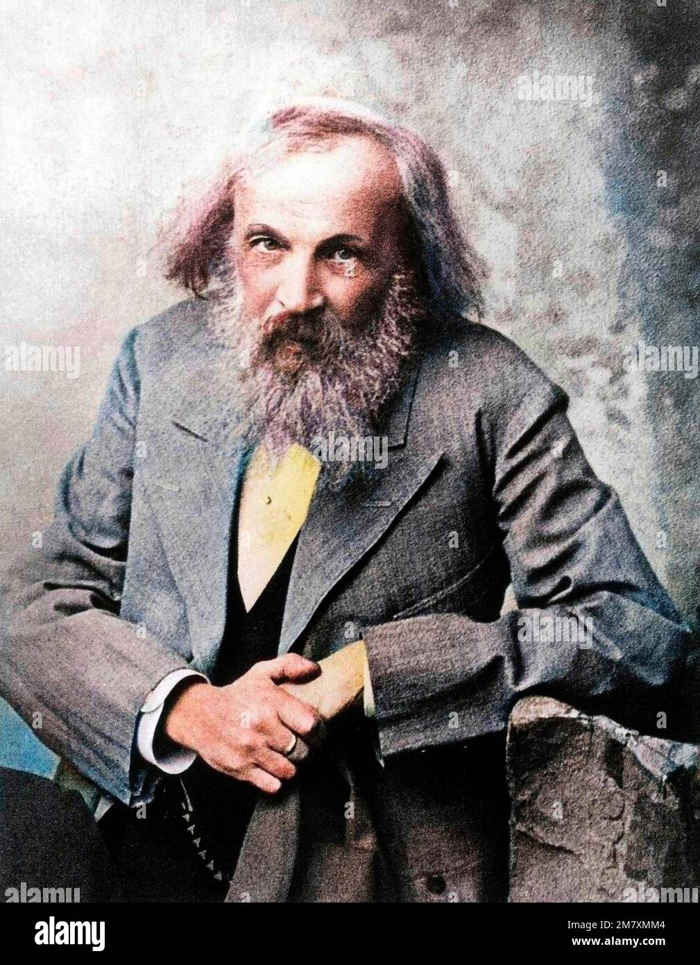 Dimitri Ivanovitch Mendeleiev (18341907) chimiste russe Portrait de