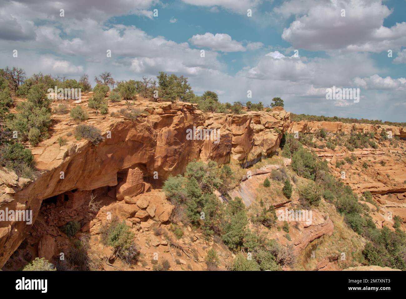 Eine abgeschiedene Ruinenanlage im Bears Ears National Monument in Utah Stockfoto