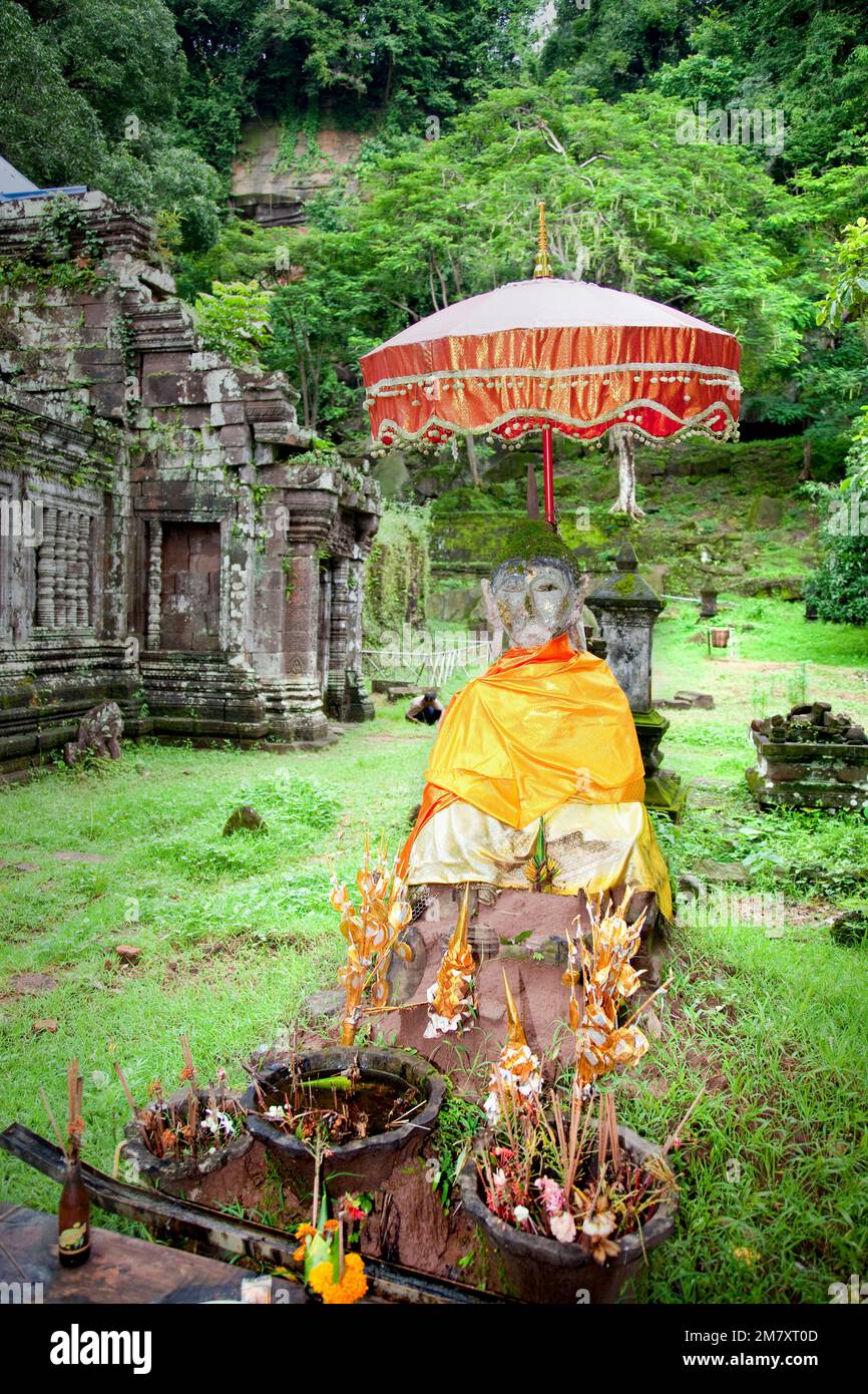 Stein Buddha Stockfoto