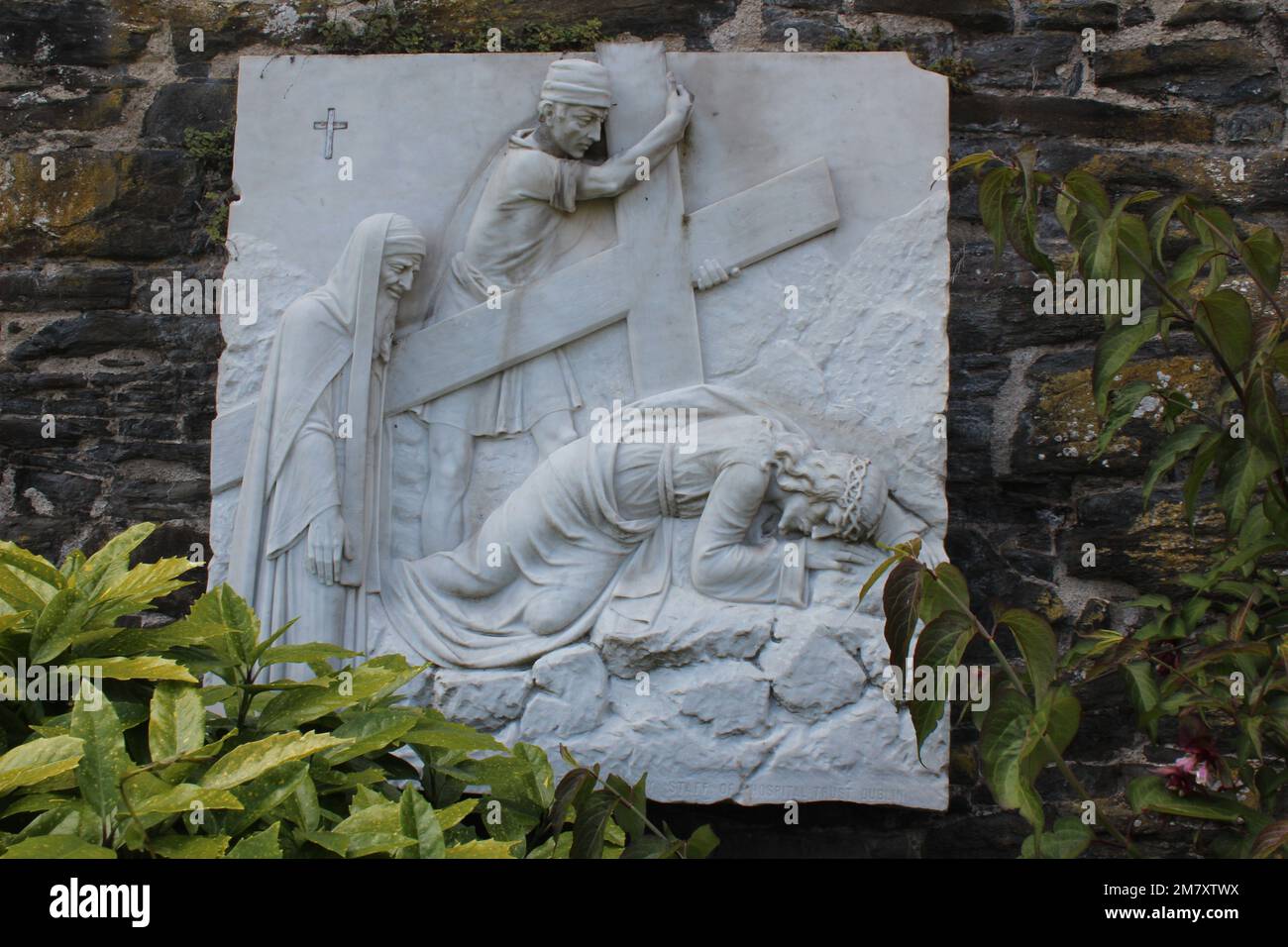Conwy ist eine ummauerte Marktstadt und Gemeinde an der Küste von Nordwales Stockfoto