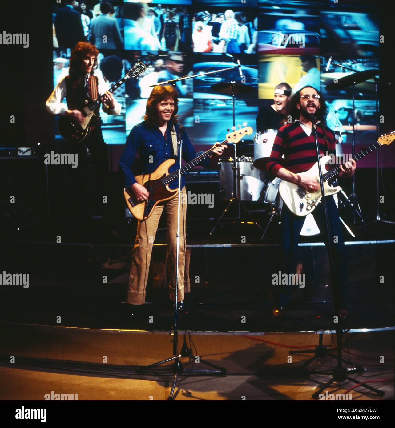 Rockpop, Konzert- und Live-Musik-Sendereihe, Deutschland 1977 - 1982, Sendung vom 3. Juni 1978, live auf der Bühne: britische Rock Band „Manfred Mann’s Earth Band“ Stockfoto