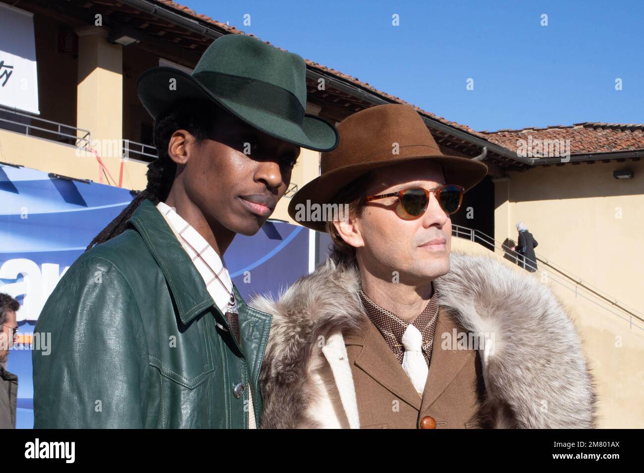 Florenz, . 11. Januar 2023. Florence, Pitti Uomo 103 Bild 11/01/2023 Florenz Italien Kredit: Independent Photo Agency/Alamy Live News Stockfoto