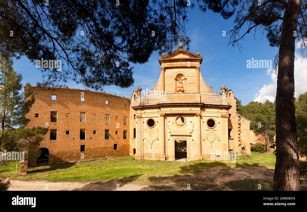 Das Gracia-Jungfrauenkloster. Provinz Teruel Stockfoto