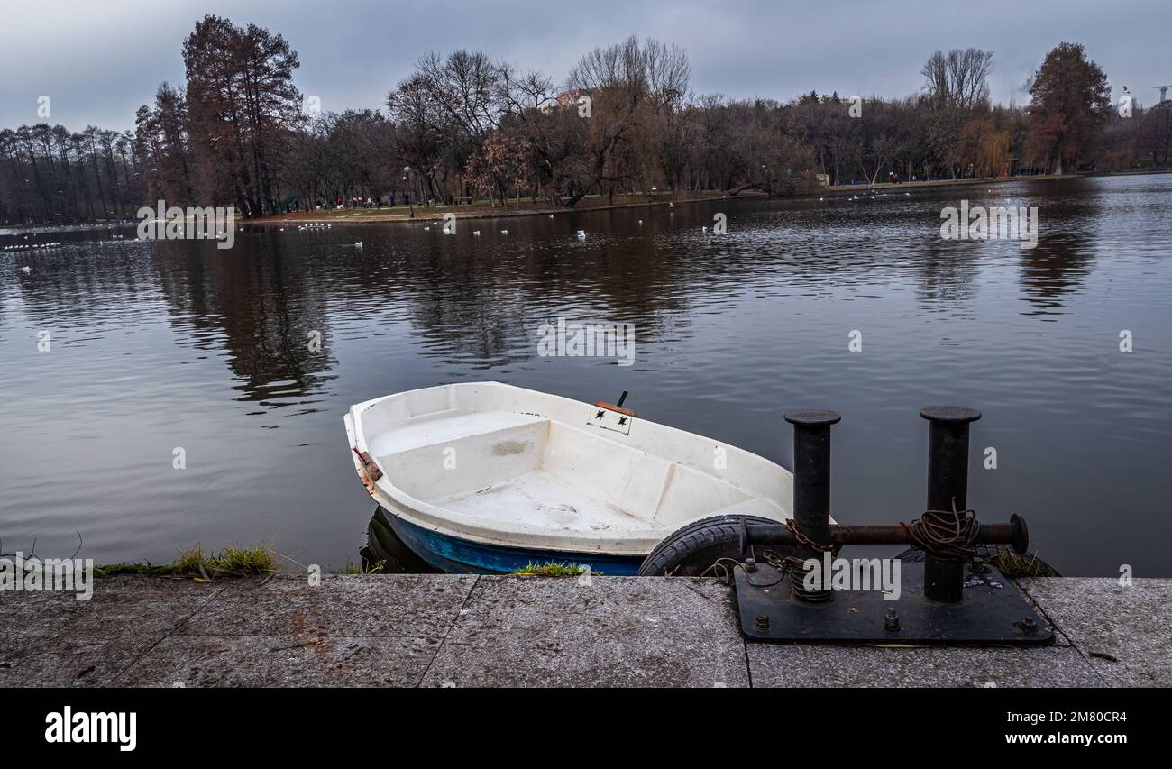 Alexandru Ioan Cuza (TitanIOR) Park in Bukarest, Rumänien Stockfoto