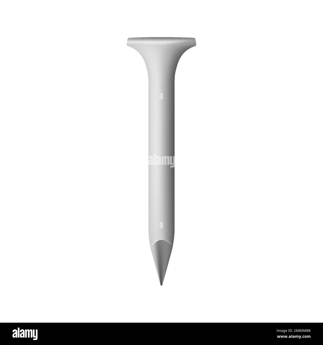 Nägel ohne Schrauben für die Holzbearbeitung. Vektordarstellung. Eps 10. Stock Vektor