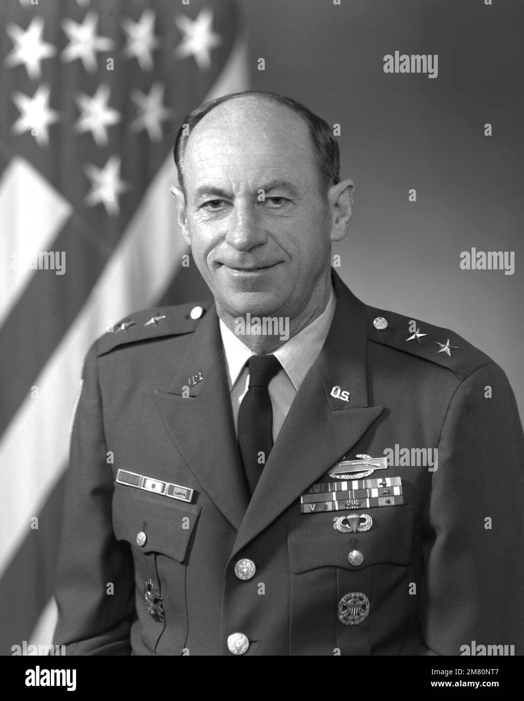 Major General James H. Johnson (enttarnt). Land: Unbekannt Stockfoto