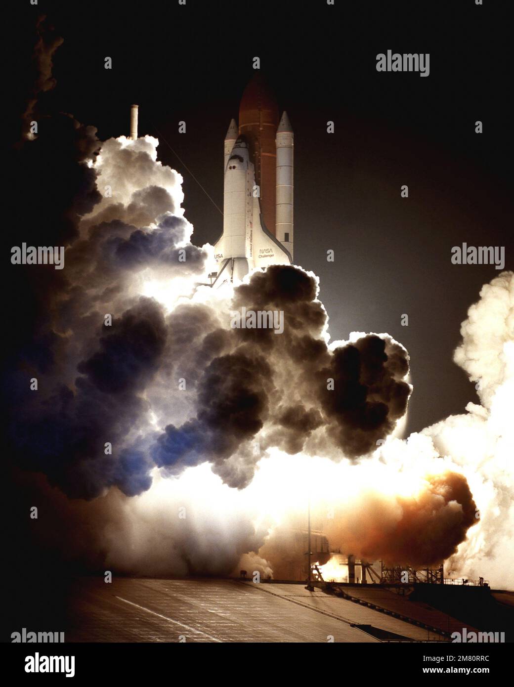 DF-ST-84-05915. Basis: Kennedy Space Center Bundesstaat: Florida (FL) Land: Vereinigte Staaten von Amerika (USA) Stockfoto