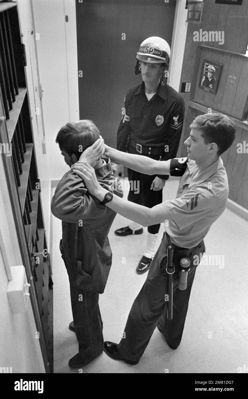 DM-SN-85-02410. Basis: USMC Recruit Depot, San Diego Bundesstaat: Kalifornien (CA) Land: Vereinigte Staaten von Amerika (USA) Stockfoto