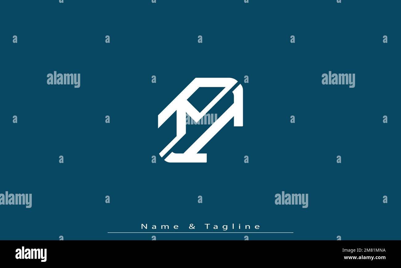 Alphabet Buchstaben Initialen Monogramm Logo RI , IR Stock Vektor