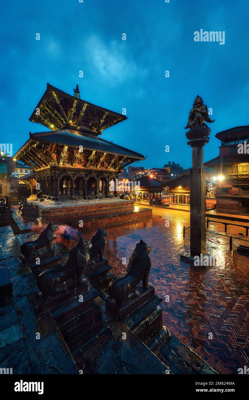 Durbar-Platz in Kathmandu, Nepal, eingenommen im April 2022 Stockfoto