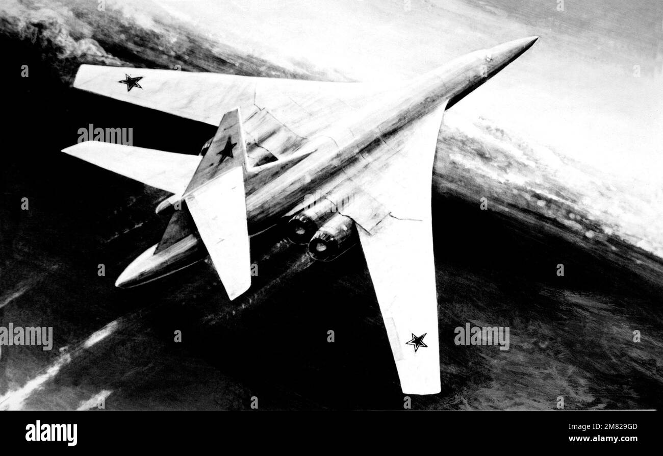 Blackjack-Bomber. Mit freundlicher Genehmigung der sowjetischen Militärmacht, 1984. FOTO Nr. 111, Seite 97, unten. Land: Unbekannt Stockfoto