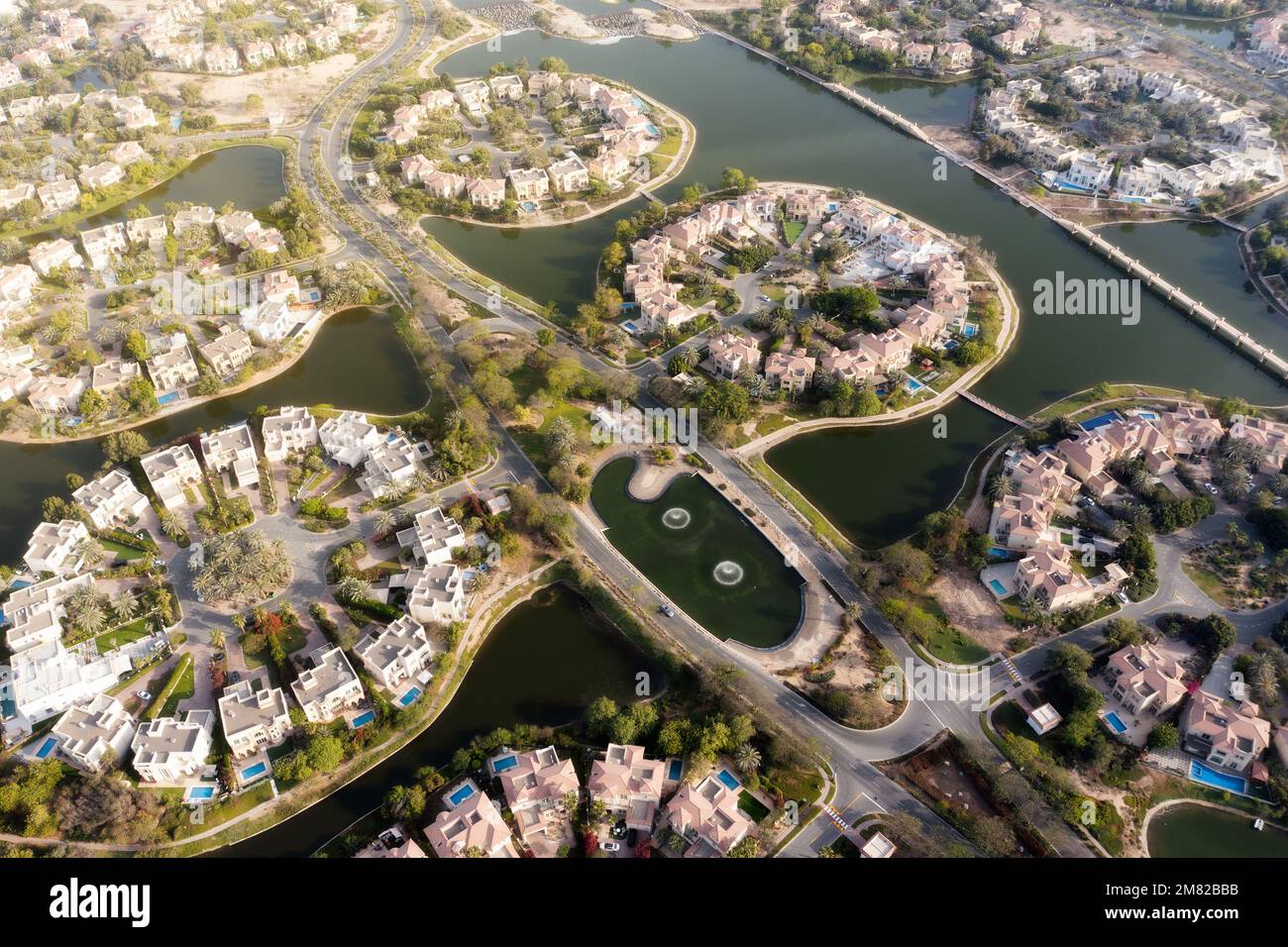 Jumeirah Island Clusters, Luxuswohnwohnung in Dubai im April 2022 Stockfoto