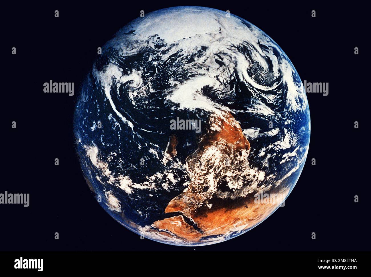 Die Erde aus dem All gesehen. Land: Unbekannt Stockfoto