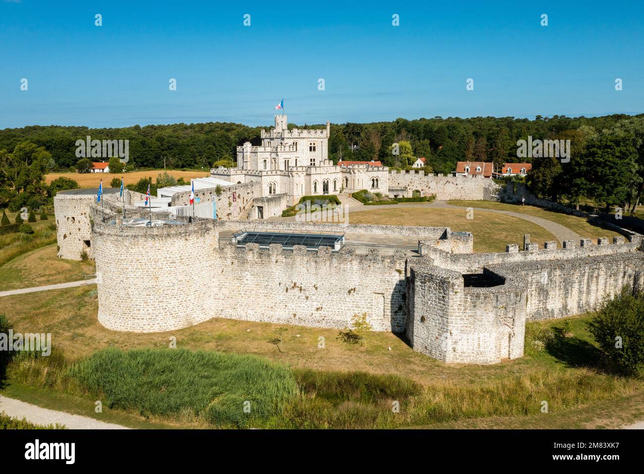 CHATEAU D'HARDELOT, CONDETTE, (62) PAS-DE-CALAIS, FRANKREICH Stockfoto