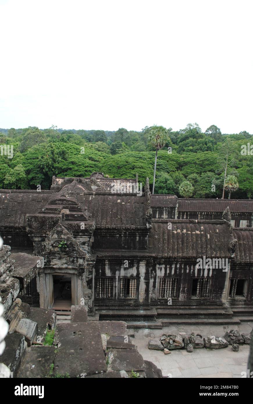 Blick und Details vom Angkor Wat Tempel Kambodscha 2013 Stockfoto