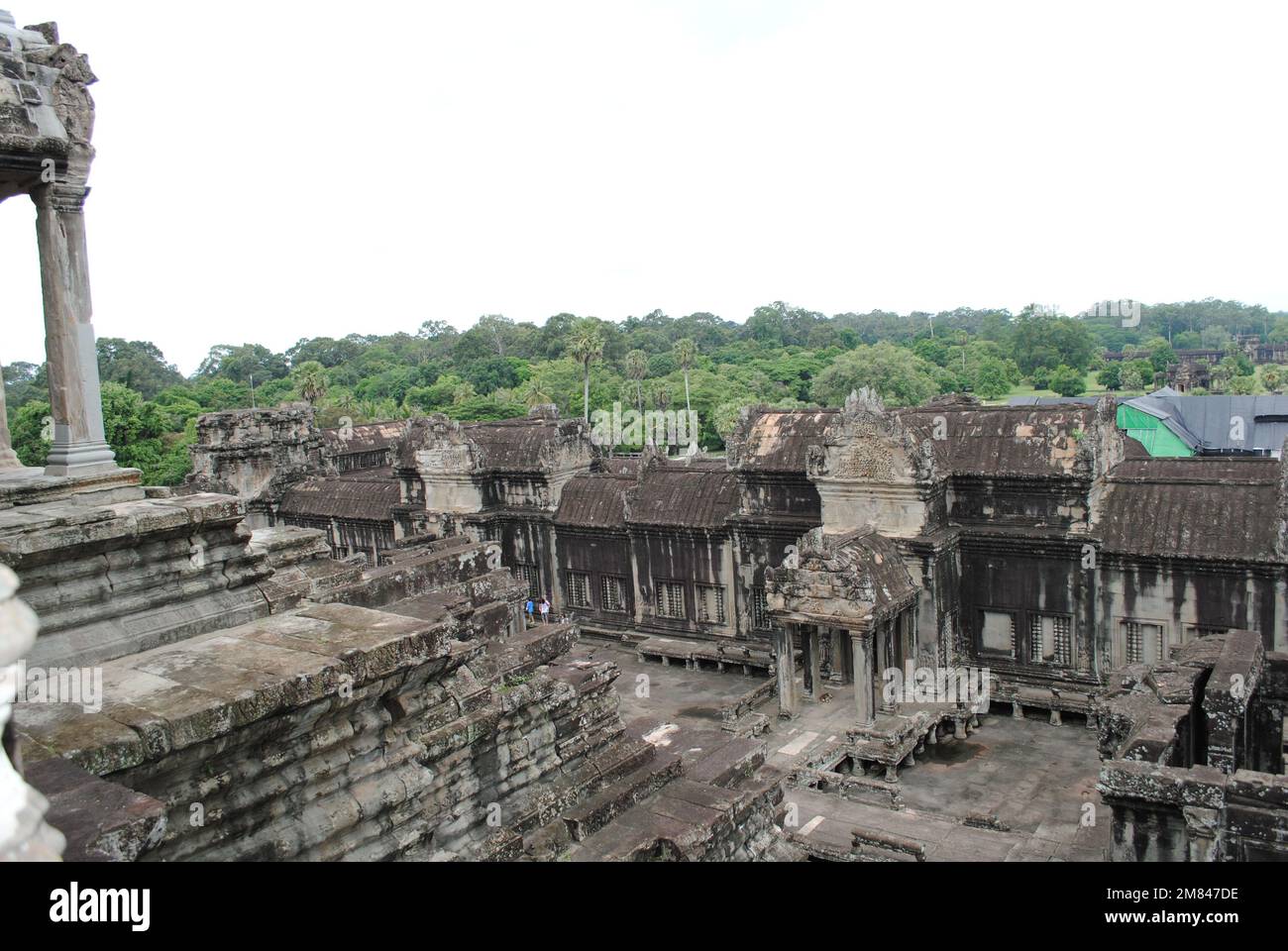 Blick und Details vom Angkor Wat Tempel Kambodscha 2013 Stockfoto