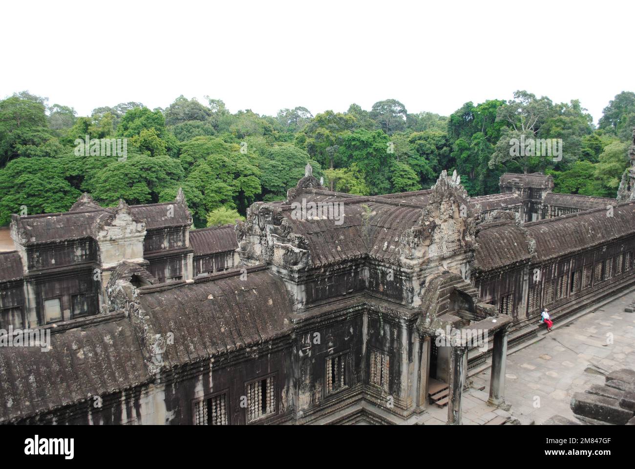 Blick und Details vom Angkor Wat Tempel Kambodscha 2013 Stockfoto