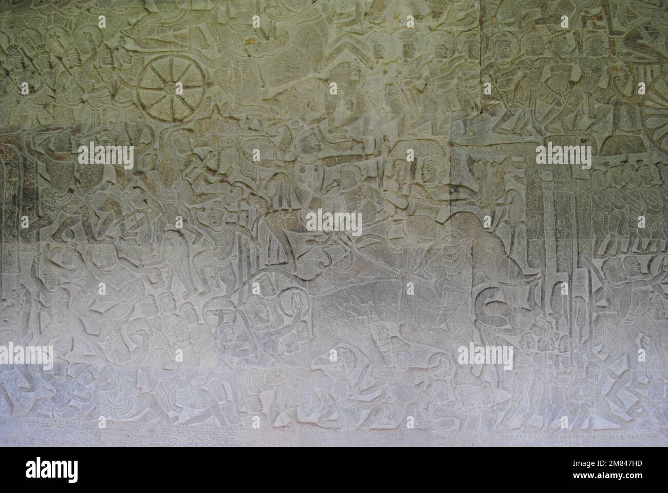 Blick und Details vom Angkor Wat Tempel Kambodscha 2013 Stockfoto